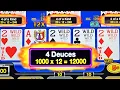 Absolutely UNREAL Deuces Wild Poker Play on Poker