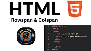 Master HTML Tables Rowspan Colspan HSC ICT Beginner Friendly