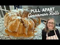 Easy 5 min Pull Apart Cinnamon Rolls Made with Frozen Dinner Rolls