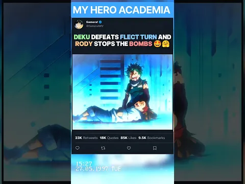 DEKU defeats FLECT TURN and RODY stops the BOMBS 🤩🤗 | #myheroacademia #edit #mha #amv #anime