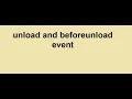 unload beforeunload event in Angular