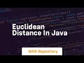 euclidean distance in java