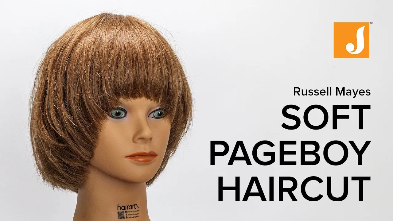 Soft Razored Short Pageboy Haircut