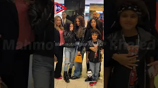 زوجة محمد رمضان واولاده واشقاءه واسرته في العرض الخاص فيلم هارلي 