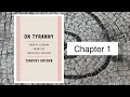 On Tyranny - Ch 1 book