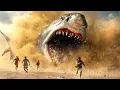 Een prehistorische haai zwemt in het zand en voedt zich met mensen  🔥 Caly Film