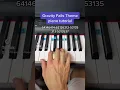 Gravity Falls Theme easy piano tutorial