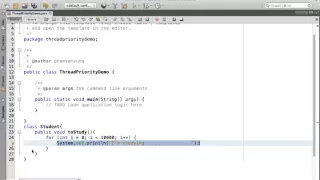 Java Thread Priority