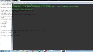 How to Covert Decimal to Binary in java