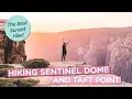 Download Lagu Hiking to a Beautiful Sunset at Sentinel Dome and Taft Point in Yosemite National Park