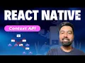 React Native Tutorial Hindi 58 - Context API with React Native