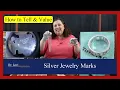 How to Tell and Value Silver Jewelry by its Marks when Thrift Shopping by Dr Lori