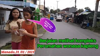 Download Berjalan Memasuki perumahan kompleks Wonasa Kapleng || Manado MP3