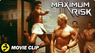 MAXIMUM RISK Jean Claude Van Damme Sauna Fight Scene 