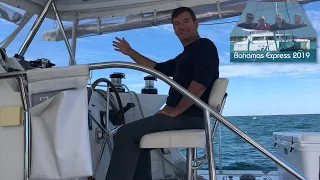 E13 Under Way Sailing the Chesapeake, Lagoon 420 Good Life. Bahamas Express