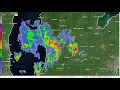 KGRR Reflectivity June 10th 2020 1104 am EDT to 135 pm EDT