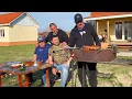 Lagu Лагман в казане на костре 🔥 Мясо на мангале🔥 Обед с друзьями на природе!