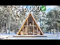 Download Lagu A Frame House Tour | 7x10 Meters Cabin Design