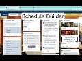 How to Access Schedule Builder - Yellow Cluster Transfer Students
