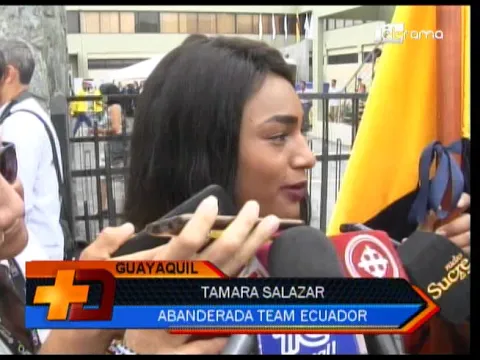 Tamara Salazar es la abanderada de Ecuador para los Panamericanos de Lima