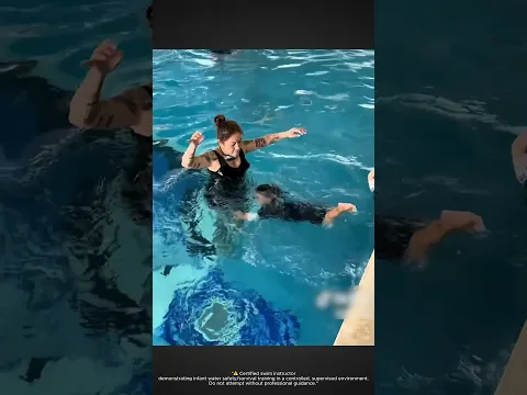 bacche ko paani mein gira diya toys ke sath