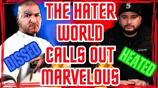 the hater world calls out marvelous ink marvelous running away from the fade beef 