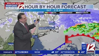WPRI 12 Weather Forecast for 26 Nice today wintry mess Friday