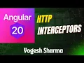 Angular 20 Interceptors Auth Global HTTP Error Handling in Hindi
