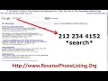 Reverse Address Lookup