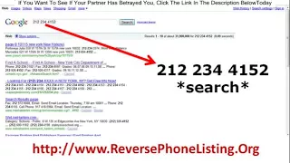 Reverse Address Lookup
