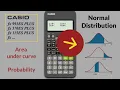 Casio fx-ES Plus Z-Score Probabilities Normal Distribution Areas NO Z-TABLE