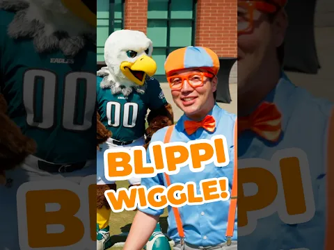 Can YOU Do the Blippi Wiggle with Swoop? 🦅🏈 Dance Challenge!
