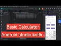 How to Create a Simple Calculator App in Android Studio Kotlin 4 Button UI Tutorial