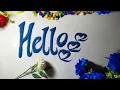Live sand writing name Comment your name magic live viral sandcalligraphy
