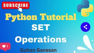 Python Set Operations Explained union subset superset difference Python Basics