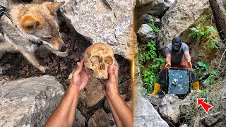 A Wolf Helped Me Find Steel Safe! We Found An Abandoned Old Safe! (We called the police)