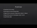 Positivism vs Post-positivism - Introduction