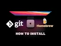 Git Install on Mac 2026 - Don t Skip This Step Homebrew