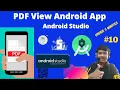 PDF view Android App Create in 4 minutes PDF Show App for beginners