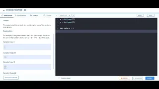 Python Coding Practice-8B Sum of Numbers For Loop NxtWave CCBP 4 0