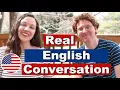 Real English Conversation English listening practice