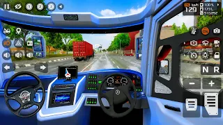 Bus Simulator Indonesia | JETBUS 3+ SHD Bus Driving | Full Traffic Mode | Mobile Gameplay 