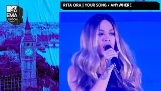 Rita Ora Performs 'Your Song' \u0026 'Anywhere' Medley | MTV EMAs 2017 | Live Performance | MTV Music