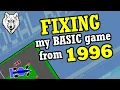 Rescuing an old QBASIC game from 1996 and making it playable Oval Racer gets revisited