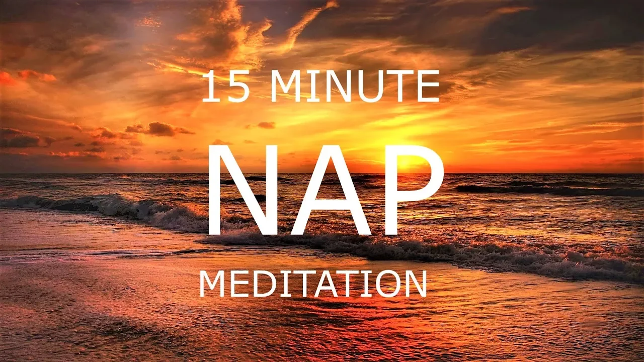 15 minute guided power nap | peaceful sleep meditation for relaxation, stress and anxiety