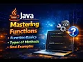 Java Functions Explained Methods in Java with Examples Function Basics to Advanced Interview