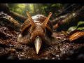 Snail fires a love dart before mating POV Love Snail