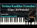 Download Lagu (Lower Key) Iringan Piano Terima Kasihku (Guruku) | Lagu Nasional Terima Kasihku Piano Karaoke