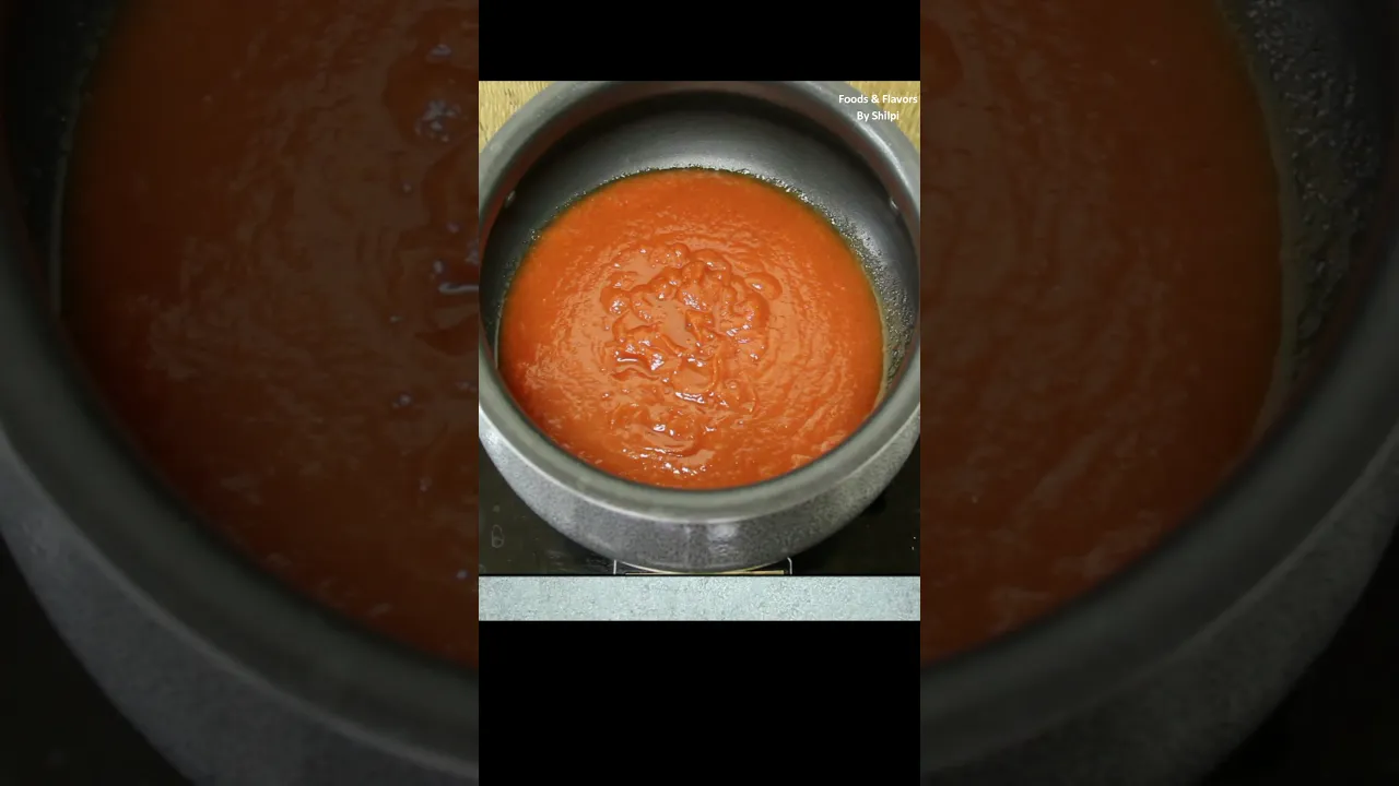 Perfect Tomato Ketchup Recipe to make at home - Homemade Tomato Ketchup Recipe Shorts