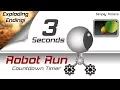 3 sec racing robot countdown timer with exploding ending